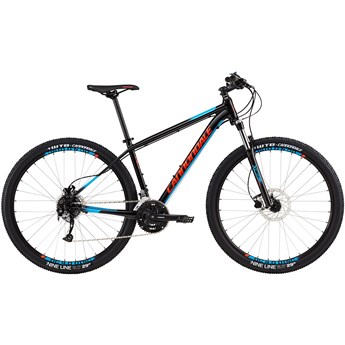 Cannondale Trail 5 Jet Black with Acid Red and Trail Blue, Gloss