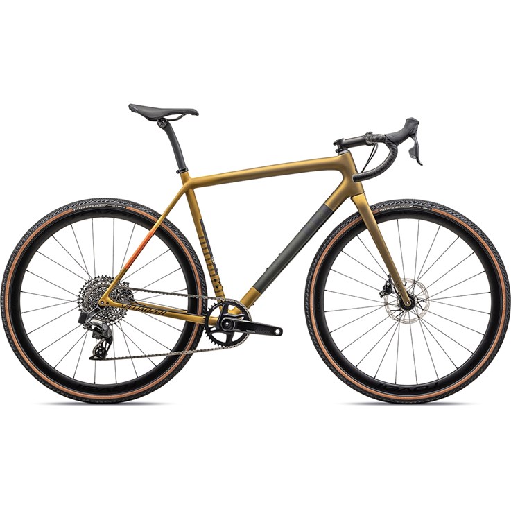 Specialized Crux Expert Satin Harvest Gold Metallic/Oak Green Nyhet