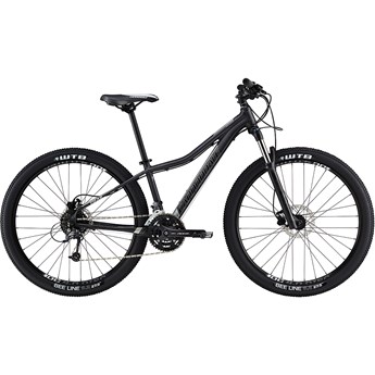 Cannondale Trail Womens 1 Nearly Black with Jet Black and Fine Silver, Matte