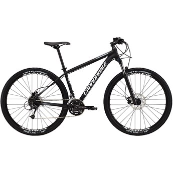 Cannondale Trail 4 Jet Black with White and Charcoal Gray, Matte