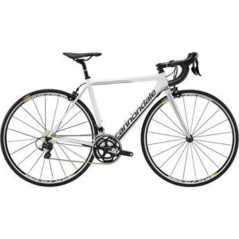Cannondale SuperSix EVO Carbon Womens 105 Cashmere with Nearly Black and Fine Silver, Satin