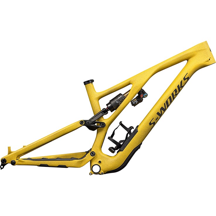 Specialized Stumpjumper Evo S-Works Frame Satin Sulphur/Brassy Yelloe/Olive Green/Obsidian/Metallic Obsidian Nyhet